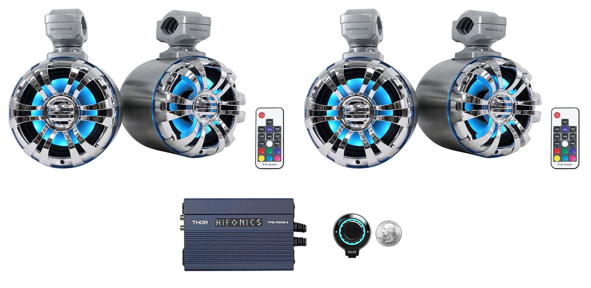 6.5" LED Tower Speakers with Bluetooth U558