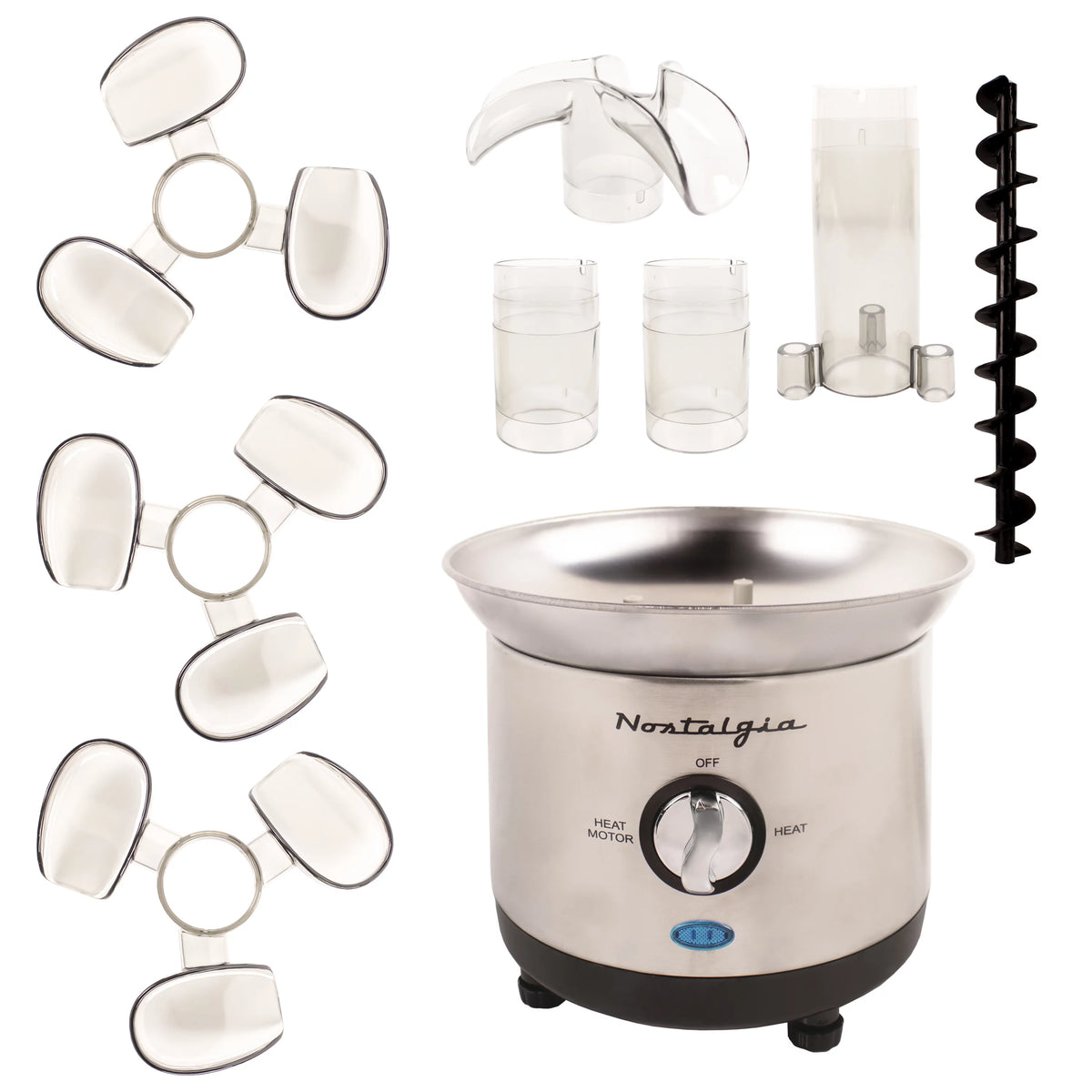 4-Tier Stainless Steel Chocolate Fondue Fountain L26175