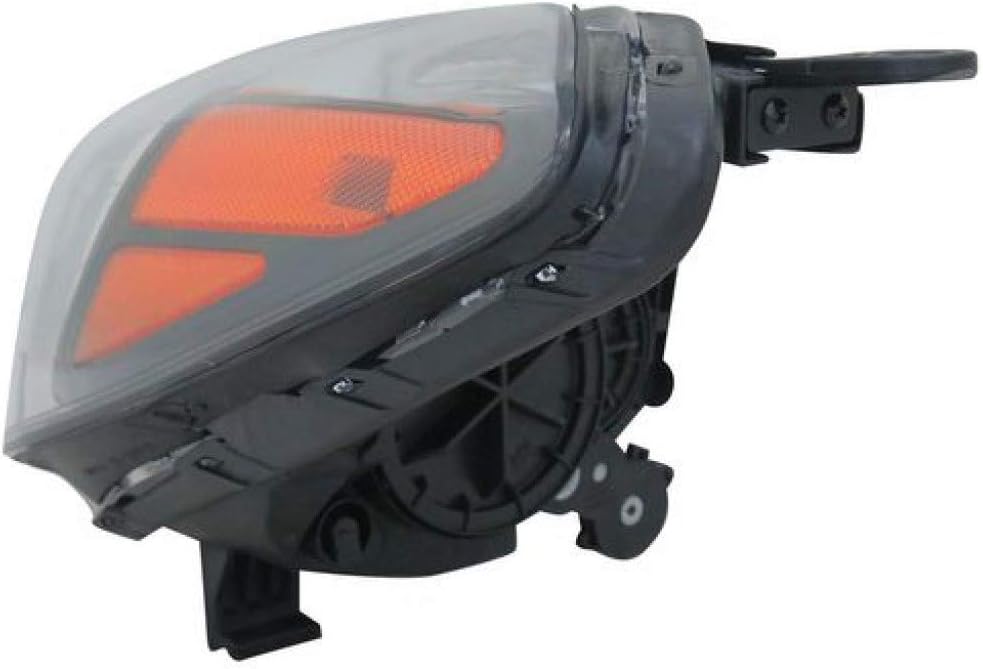 Driver Side Halogen Headlight with LED Position C423001