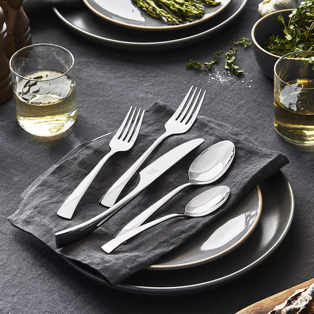 45-Piece Stainless Steel Flatware Set J58221