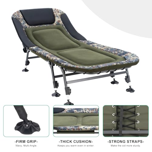 Heavy Duty Folding Camping Cot with Carry Bag K15024