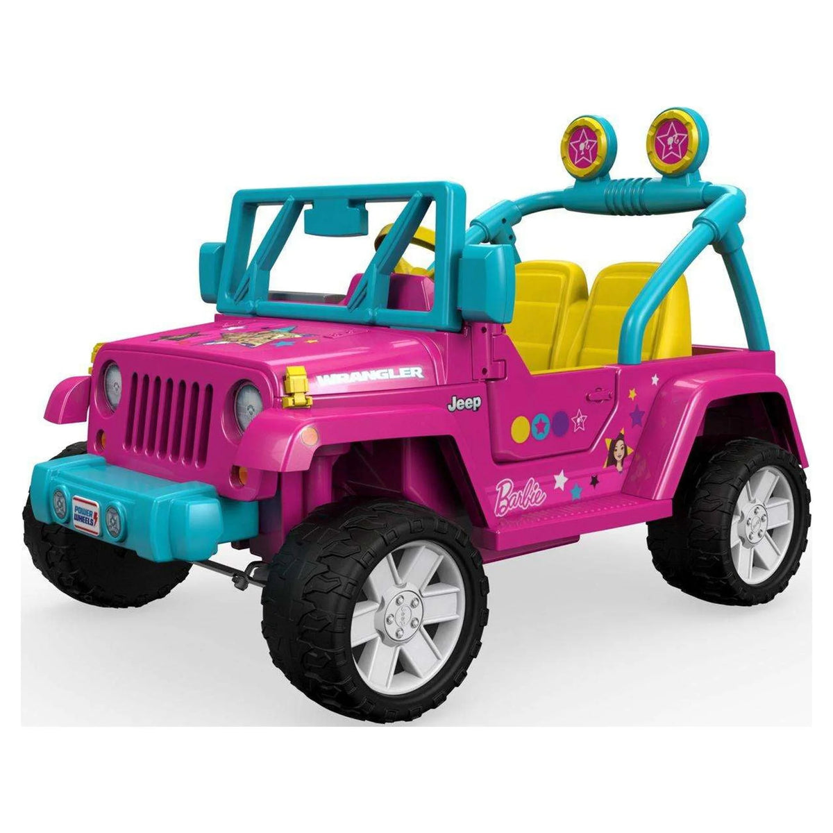 Barbie Jeep Wrangler with Music and Power Lock Brakes T86691