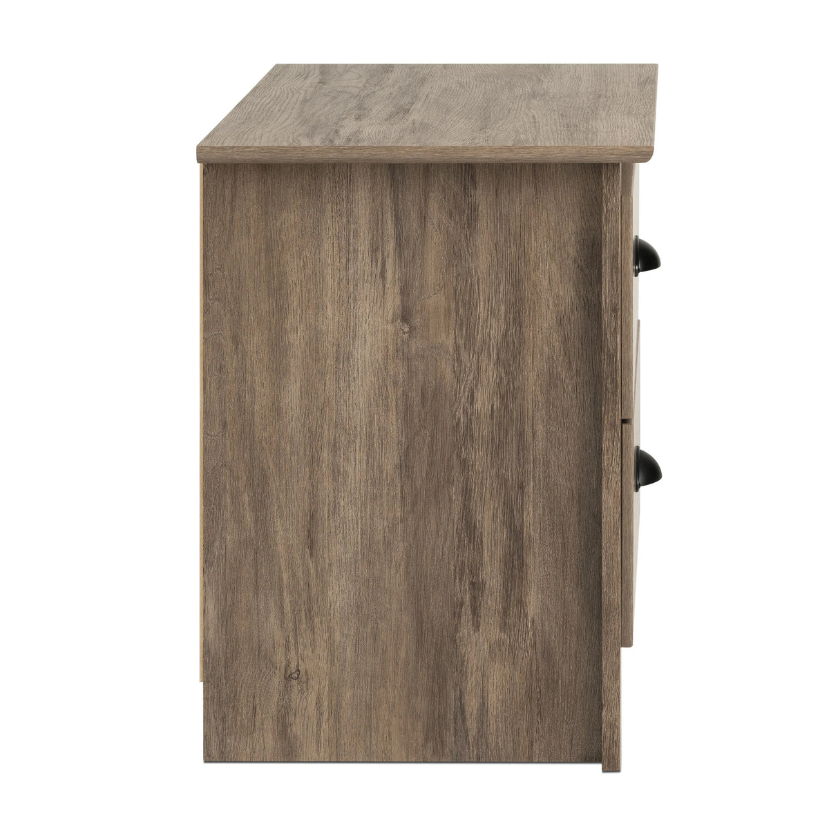 2-Drawer Drifted Gray Night Stand A80094