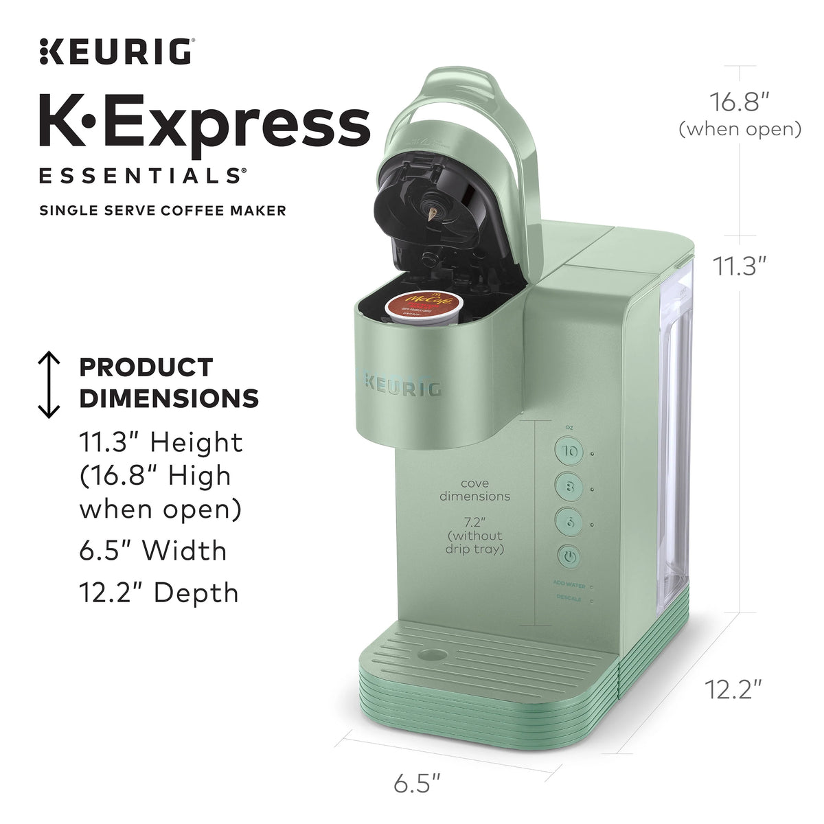 Teal Single-Serve K-Cup Pod Coffee Maker G15957