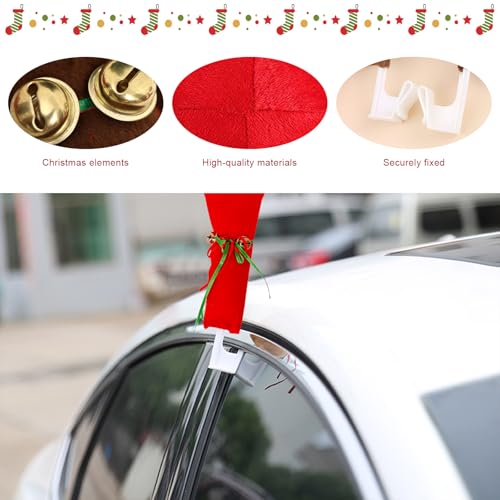 Reindeer Car Decoration Kit with Nose & Antlers Z54569
