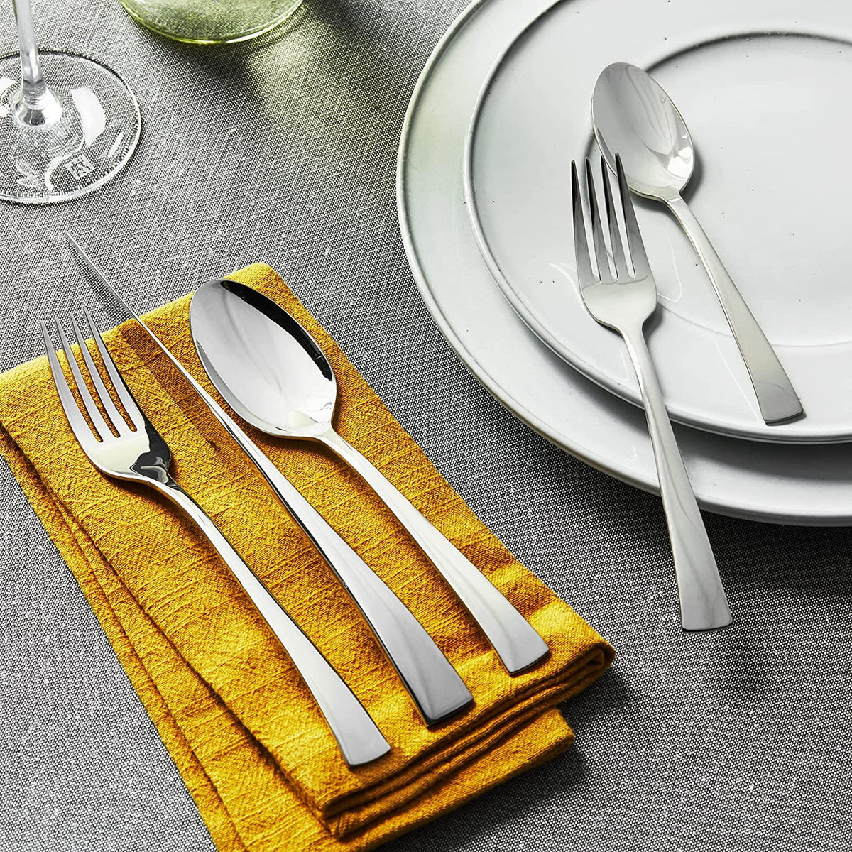45-Piece Stainless Steel Flatware Set J58221