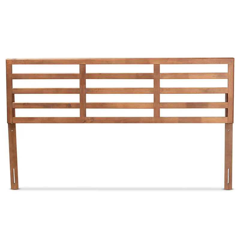Walnut Finished Wood King Size Headboard Y743758