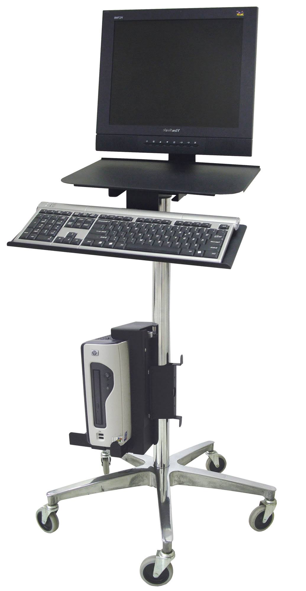 Computer Transport AV Cart with Cord Wrap C40903