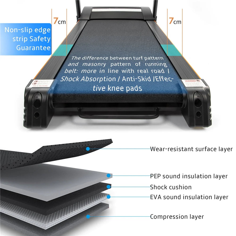Folding Electric Treadmill with Incline X395