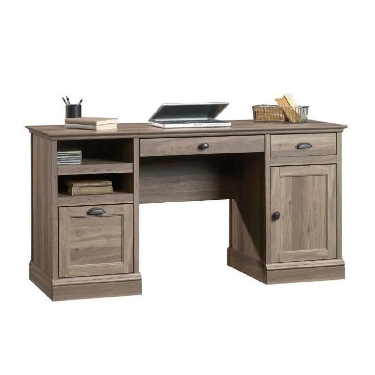 2PC Office Set with Executive Desk and Lateral File Cabinet L409