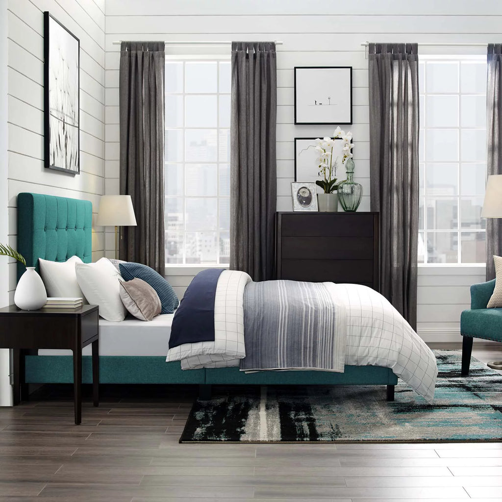 Twin Size Platform Bed Frame T42384