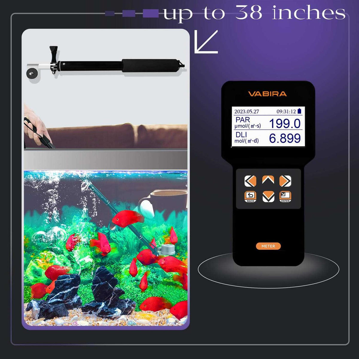 Aquarium PAR Meter Q577