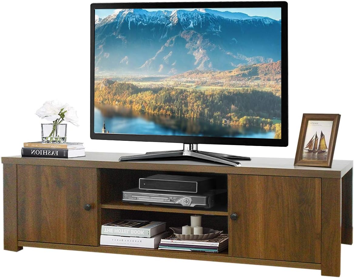 Brown Wooden TV Stand S43084