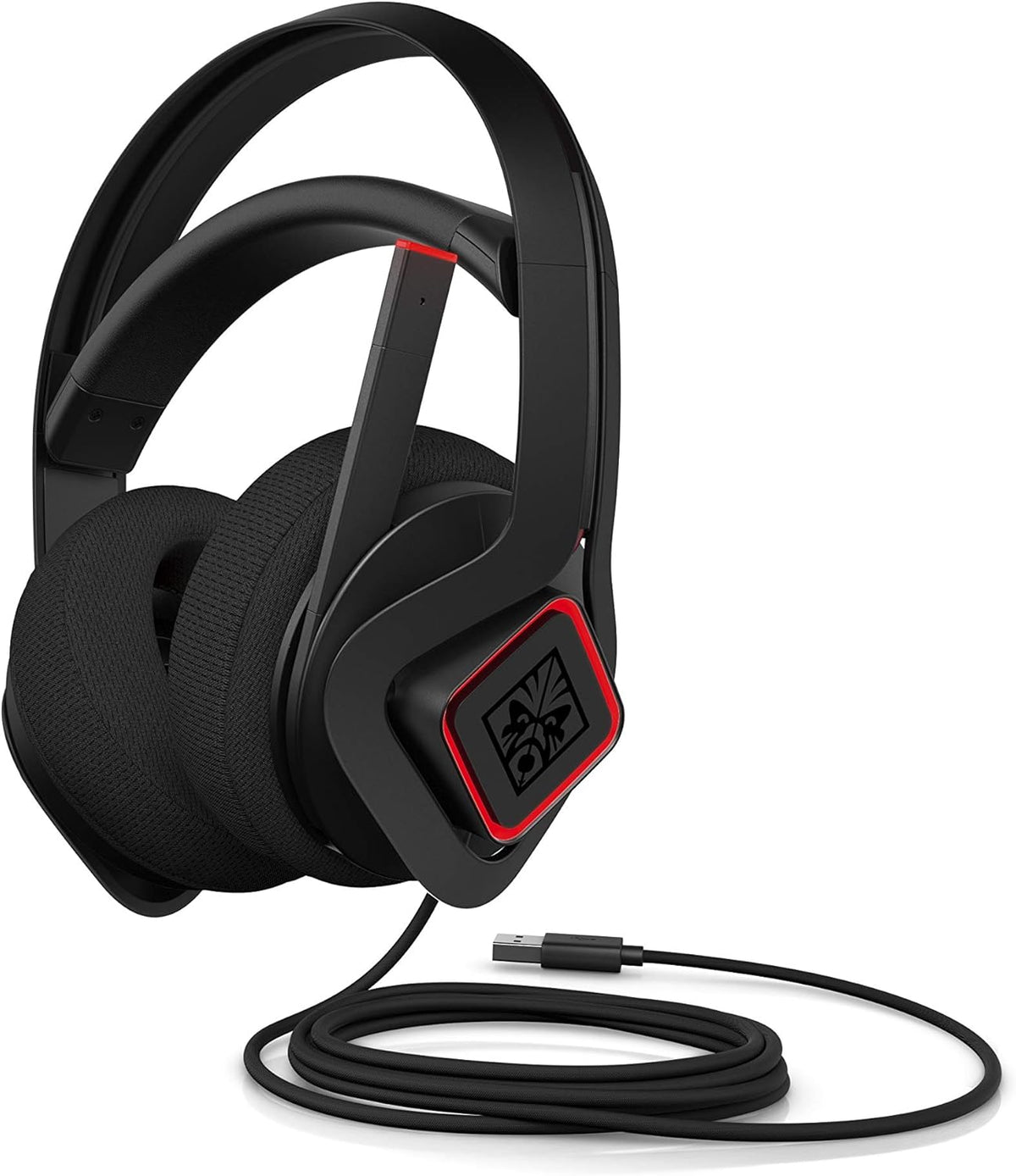 Black Gaming Headset with Cooling FrostCap Ear Cups Y4766