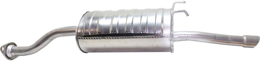 Stainless Steel Rear Muffler for Honda Civic 2002 2003 2004 2005 Coupe C49695