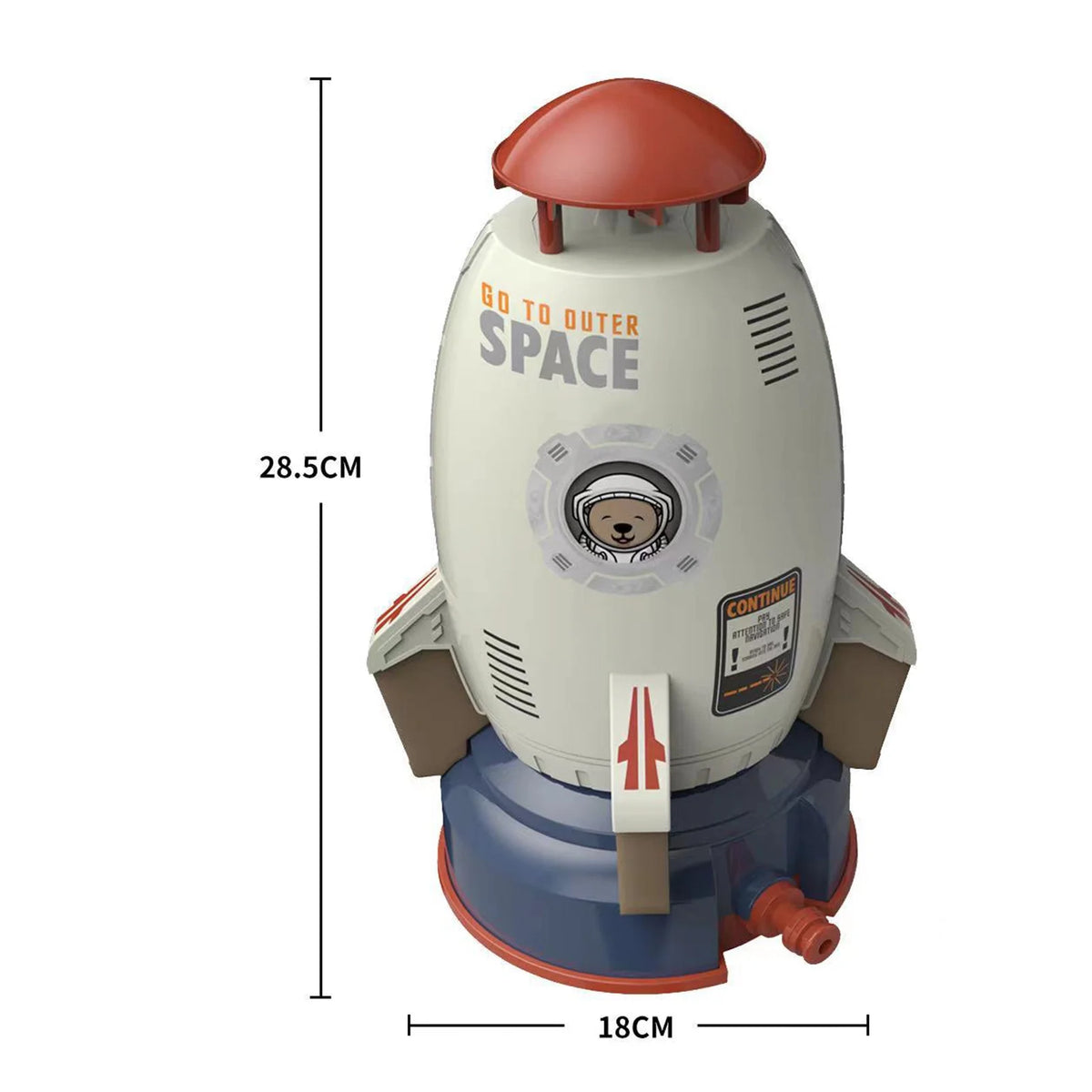 Rocket Launcher Outdoor Water Pressure Lift Sprinkler U3309