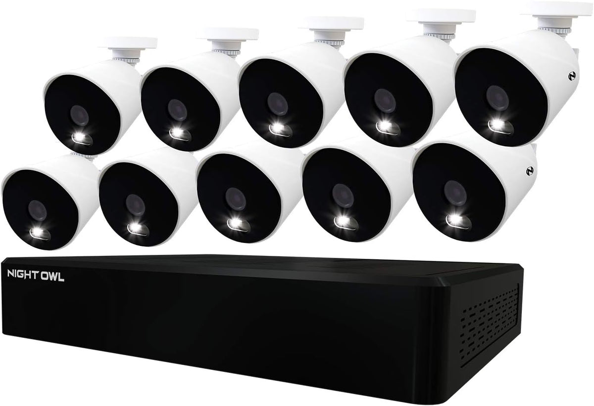 6 Wired 4K Ultra HD Indoor/Outdoor Security Camera System with 2TB Hard Drive B201