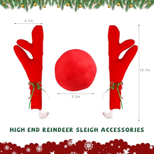 Reindeer Car Decoration Kit with Nose & Antlers Z54569