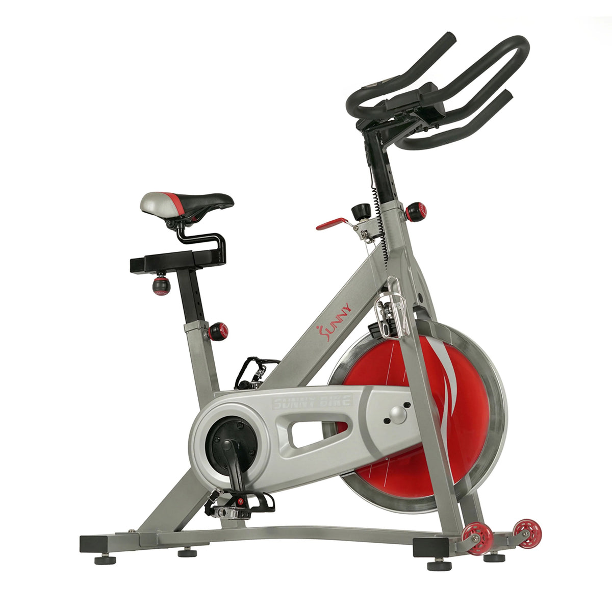 Stationary Belt Drive Indoor Cycling Exercise Bike with 40 lb Flywheel Z634246
