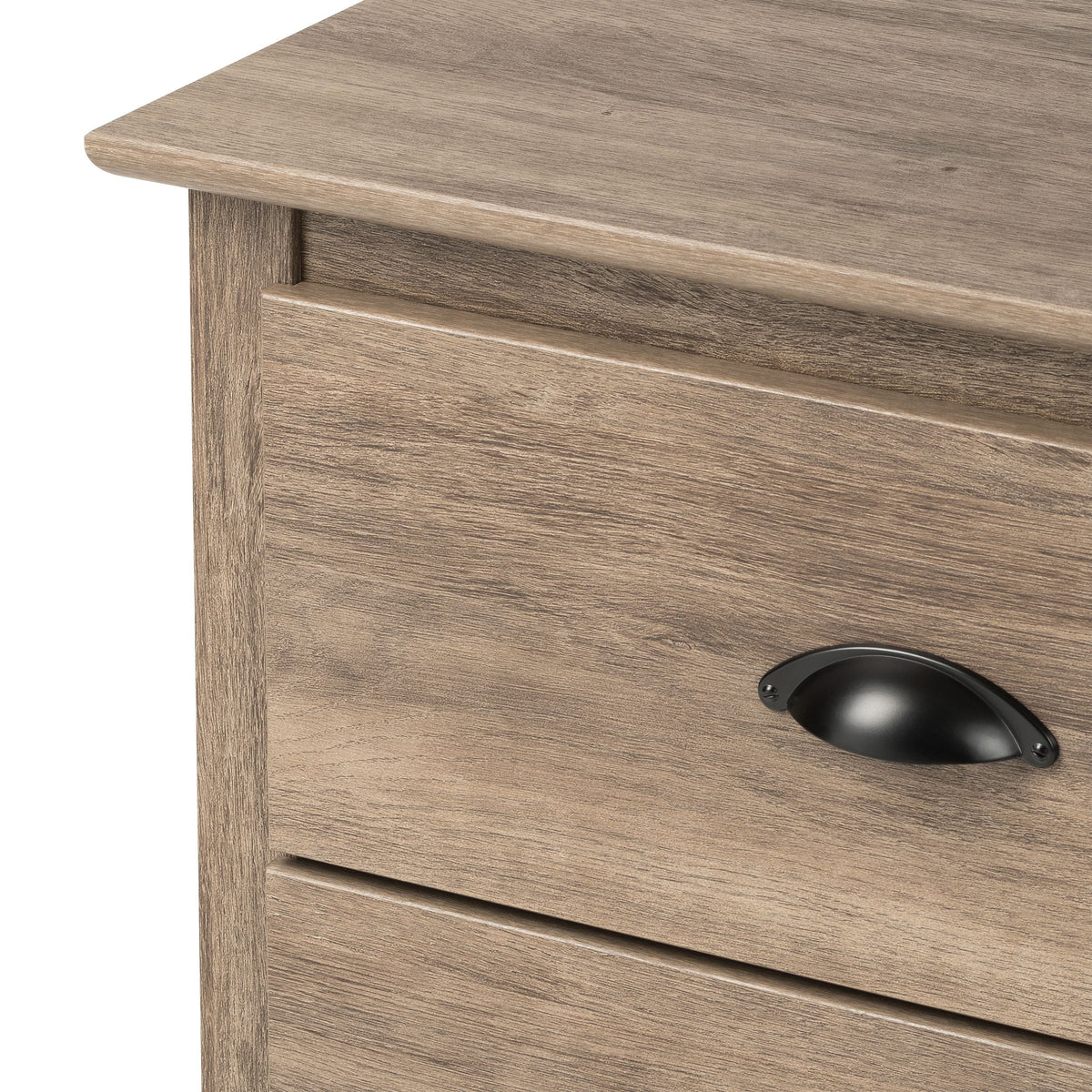 2-Drawer Drifted Gray Night Stand A80094