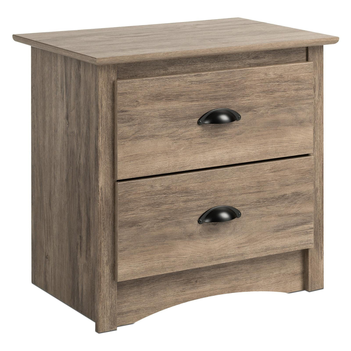2-Drawer Drifted Gray Night Stand A80094