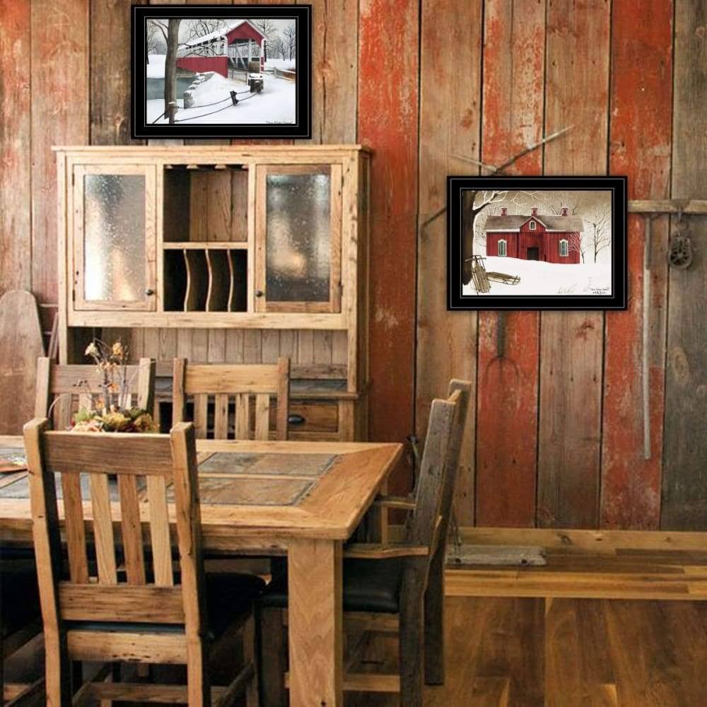 2-Piece Printed Art Wood Multi-Color A69358
