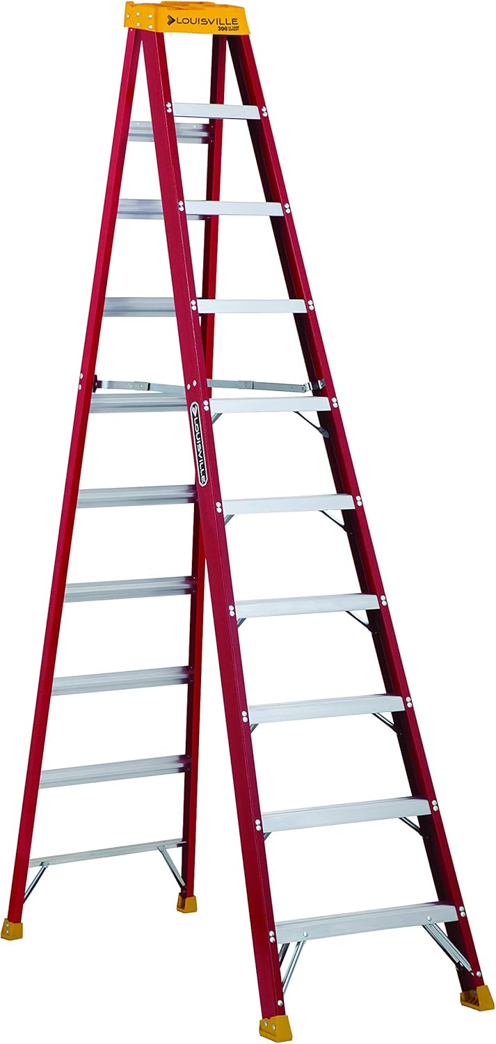 Fiberglass Stepladder, 300-Pound Capacity G8995