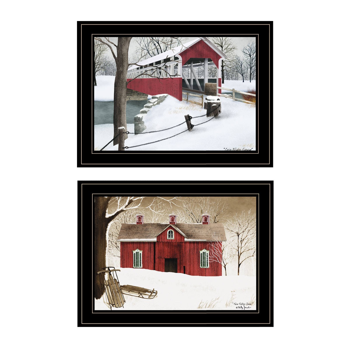 2-Piece Printed Art Wood Multi-Color A69358