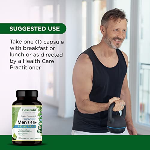 30 Vegetable Capsules Gluten-Free Men's 45+ Multi G51032