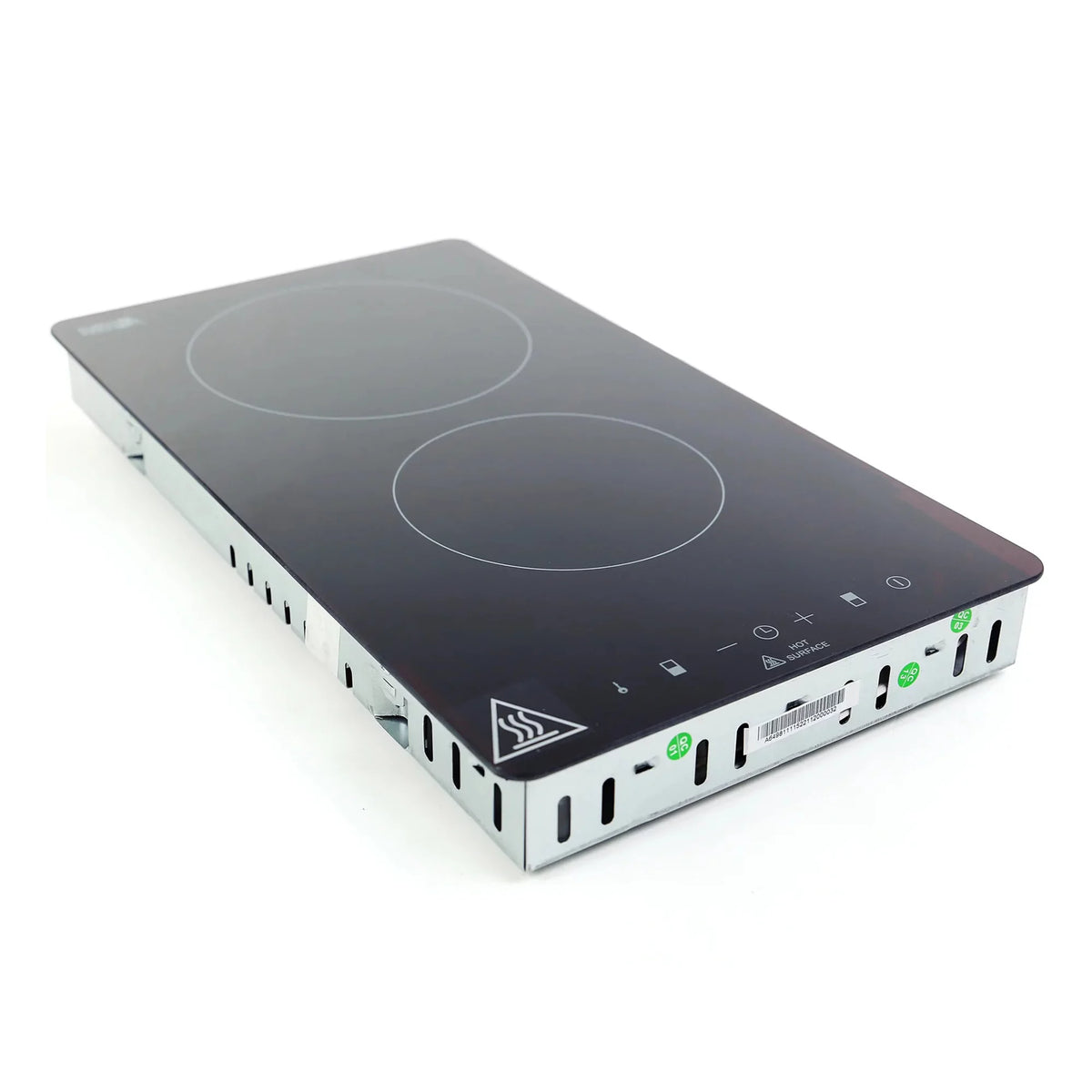 Dual Burner Electric Cooktop with Glass Surface H305741