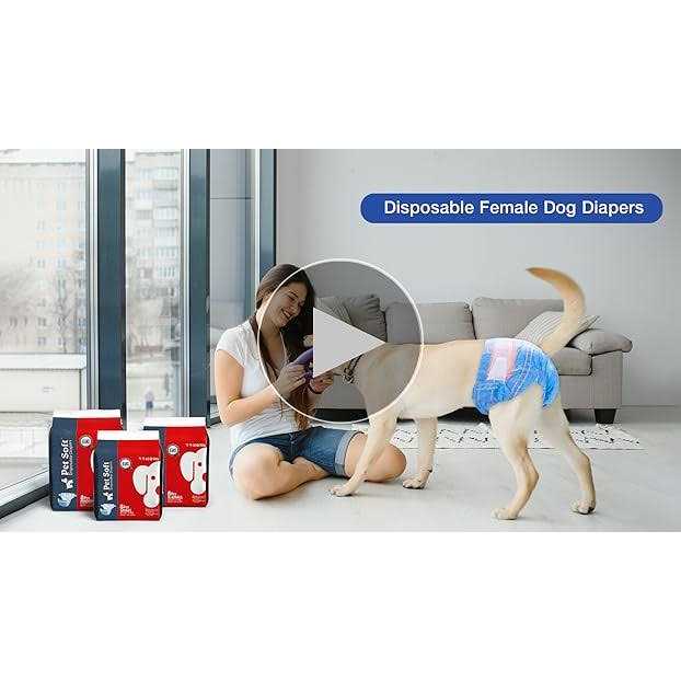 Soft Female Disposable Dog Diapers P89840