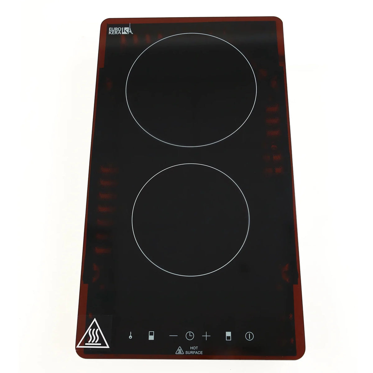 Dual Burner Electric Cooktop with Glass Surface H305741