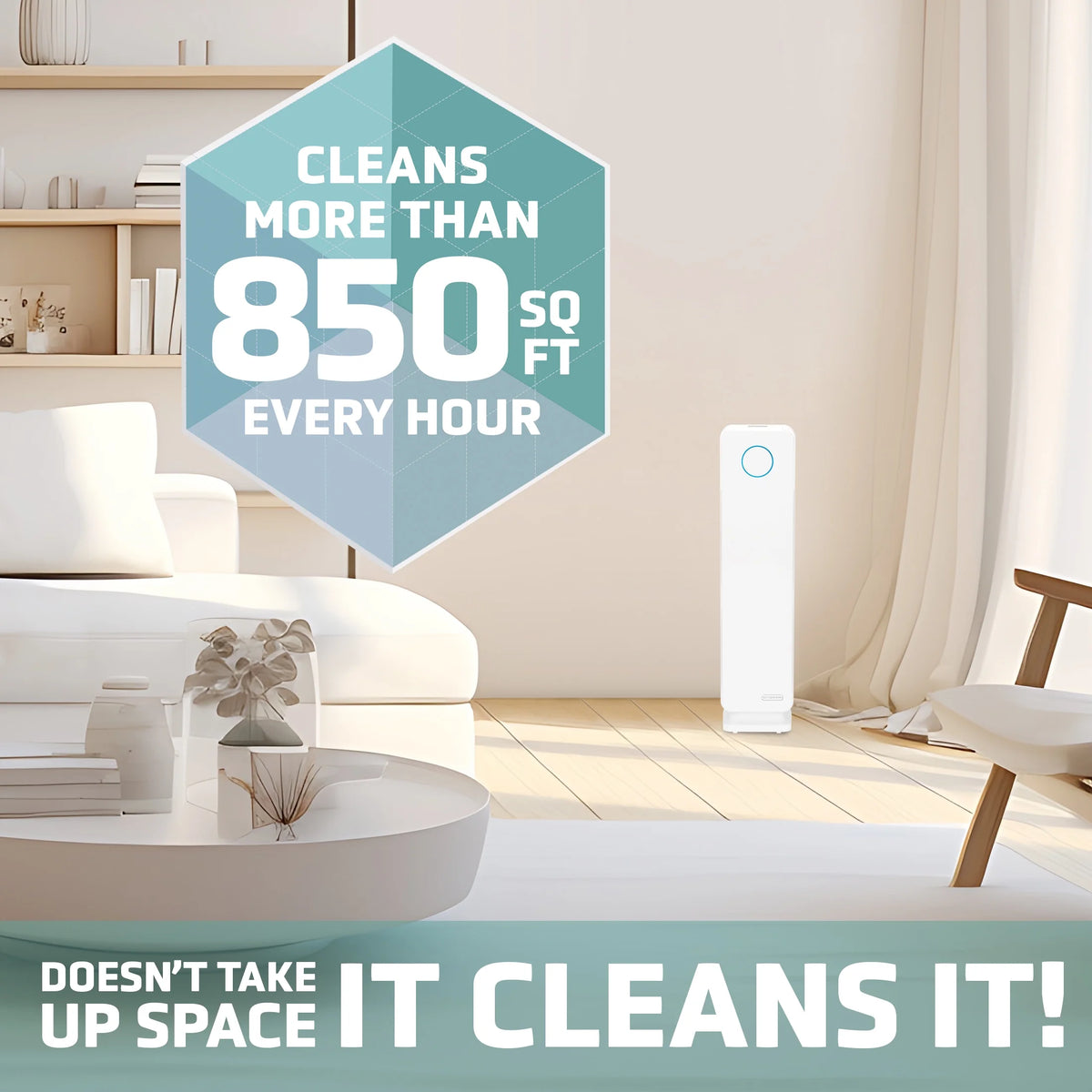 Tower Air Purifier with HEPA Filter H846717