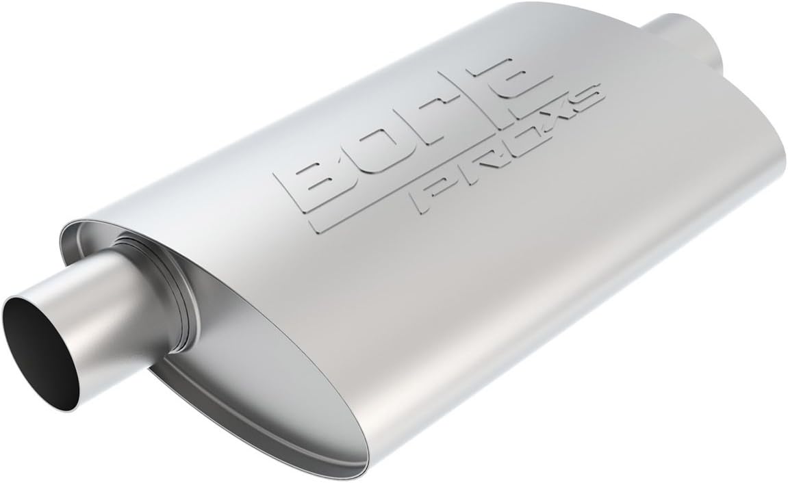 Pro XS Muffler, T-304 Stainless Steel, 2.5 in. Inlet/Outlet, Oval D805