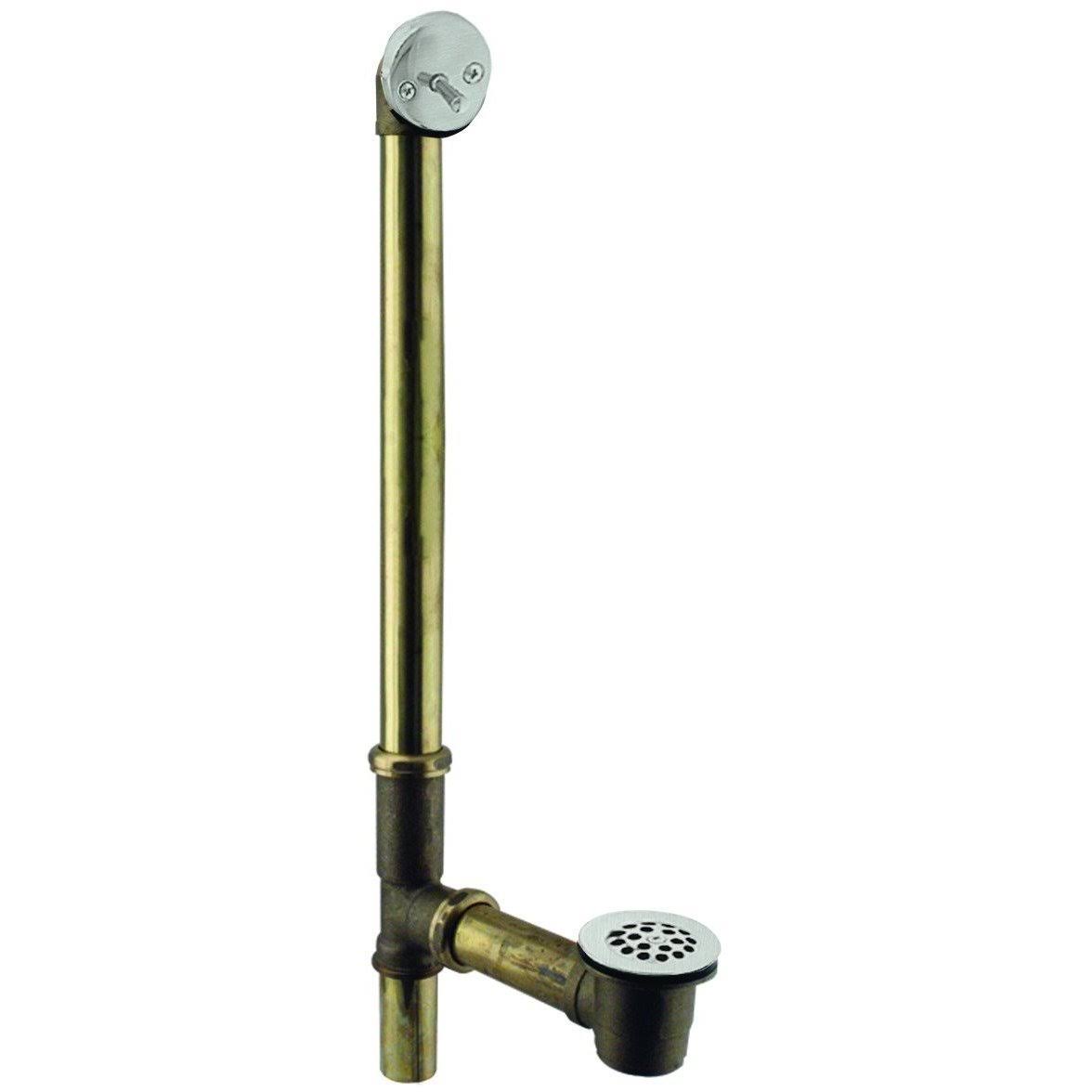 22-1/2-Inch Trip Lever Bath Waste and Overflow with Grid Drain M97196