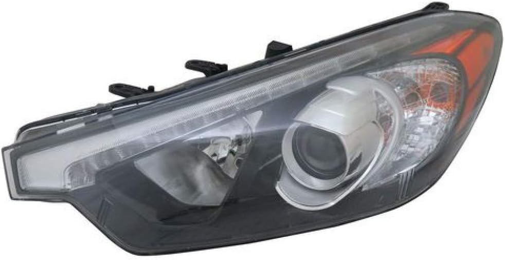 Driver Side Halogen Headlight with LED Position C423001