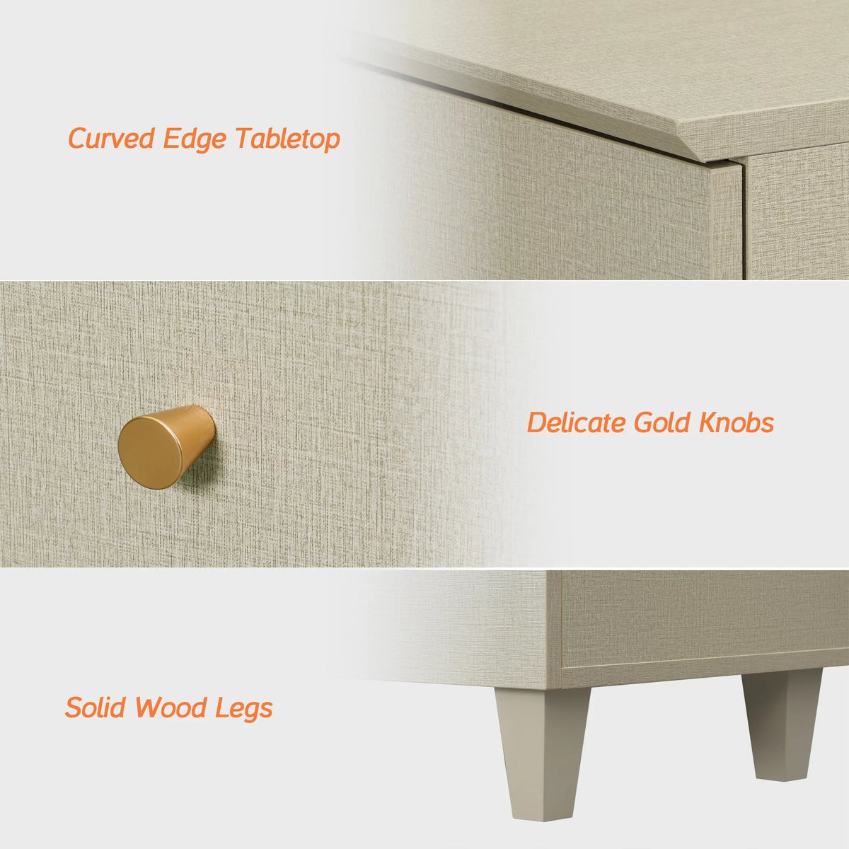 Wood Accent Cabinet with 2 Drawers P945548