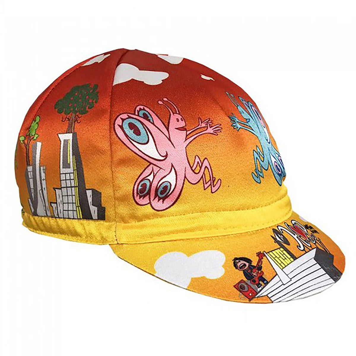 Yellow Cycling Cap X239
