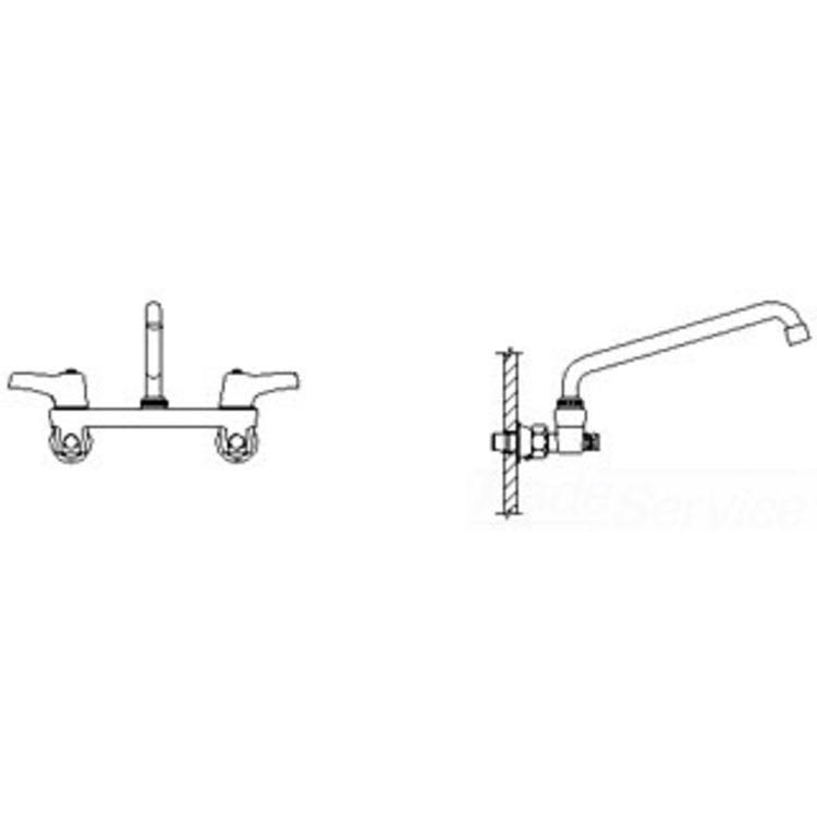 Two Handle Service Sink Faucet H622237