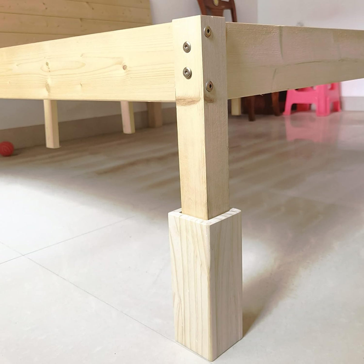 4 Pcs Solid Wood Furniture Legs B5398