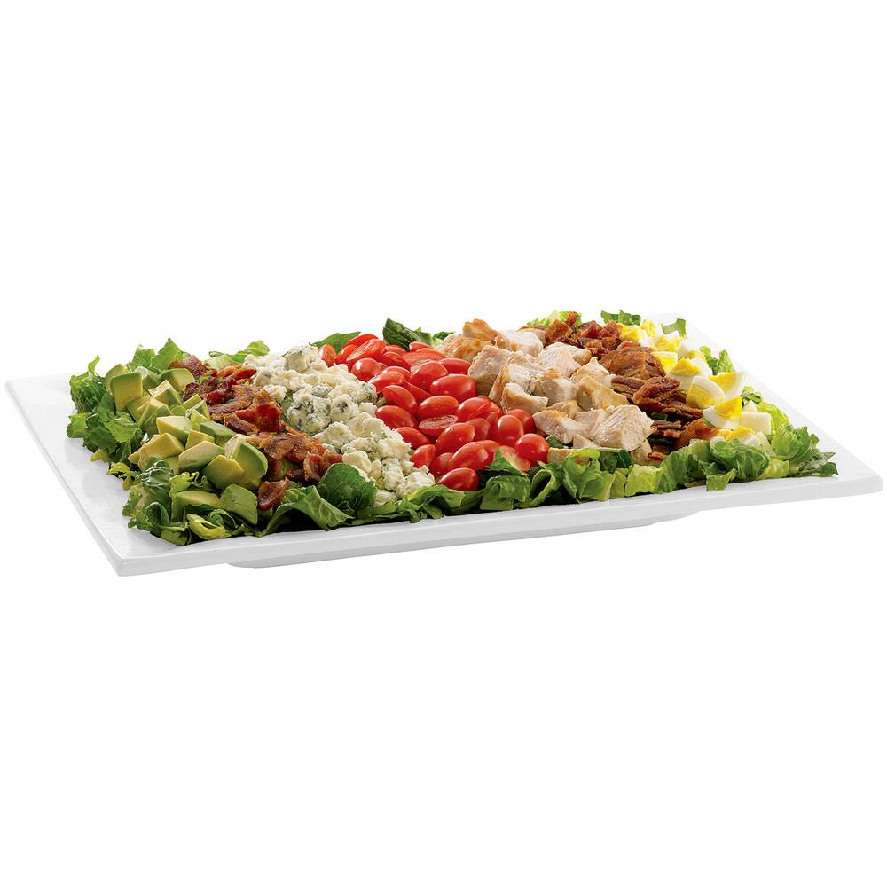 White Cast Aluminum Rectangular Platter W731710