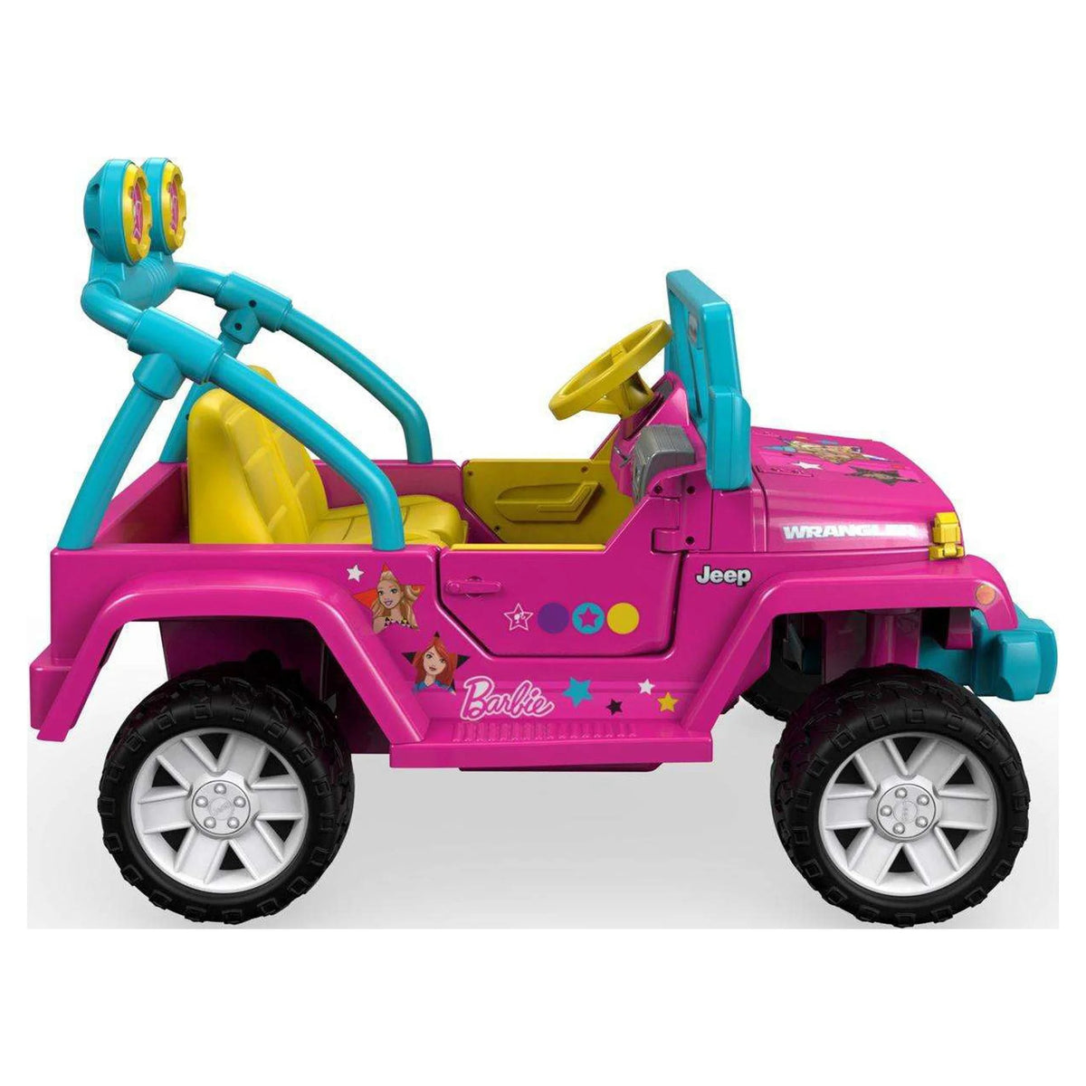 Barbie Jeep Wrangler with Music and Power Lock Brakes T86691