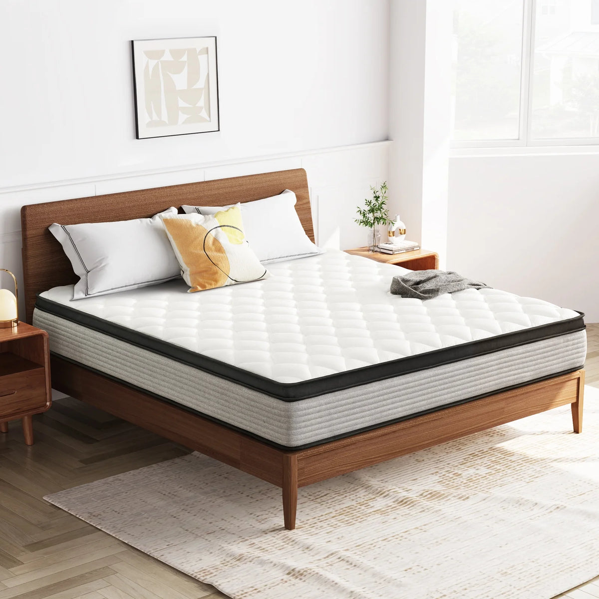 King Size 14 Innerspring Hybrid Mattress E5434