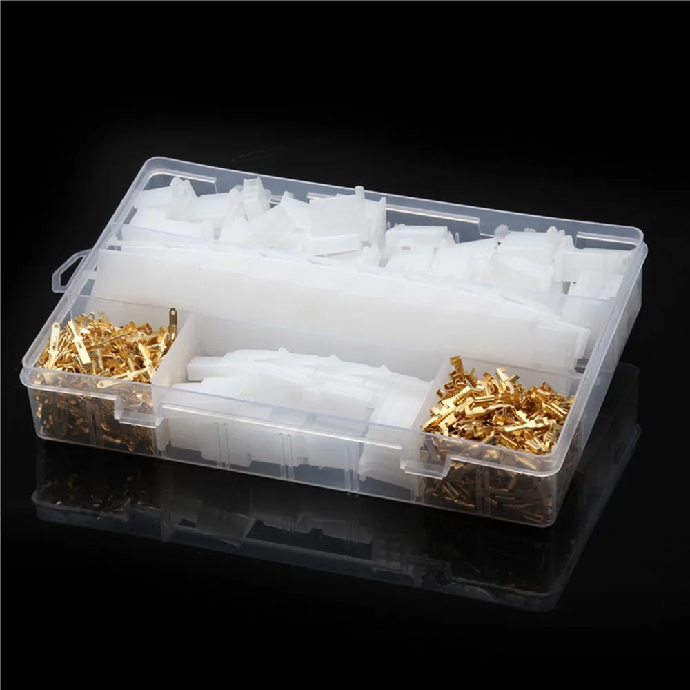 580Pcs 50Sets Auto Electrical Wire Cable Connector Terminal with Storage Box V96405