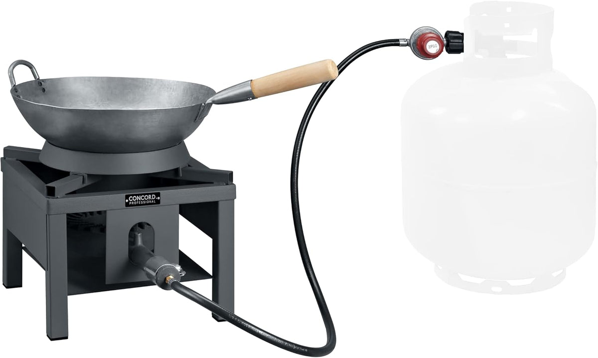 Pack of 2 Single Cyclone Wok Burner with Stand Z8158