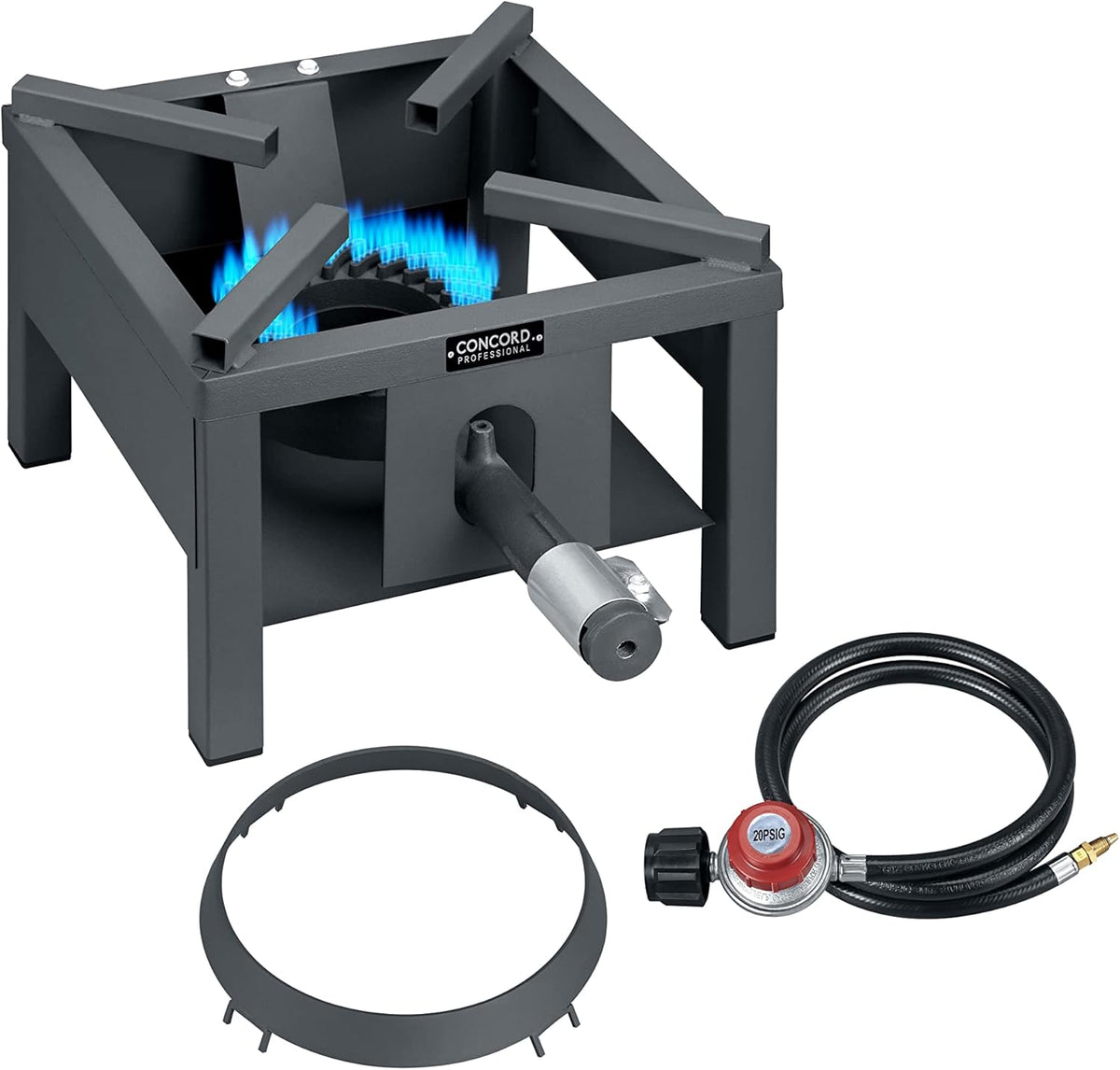 Pack of 2 Single Cyclone Wok Burner with Stand Z8158