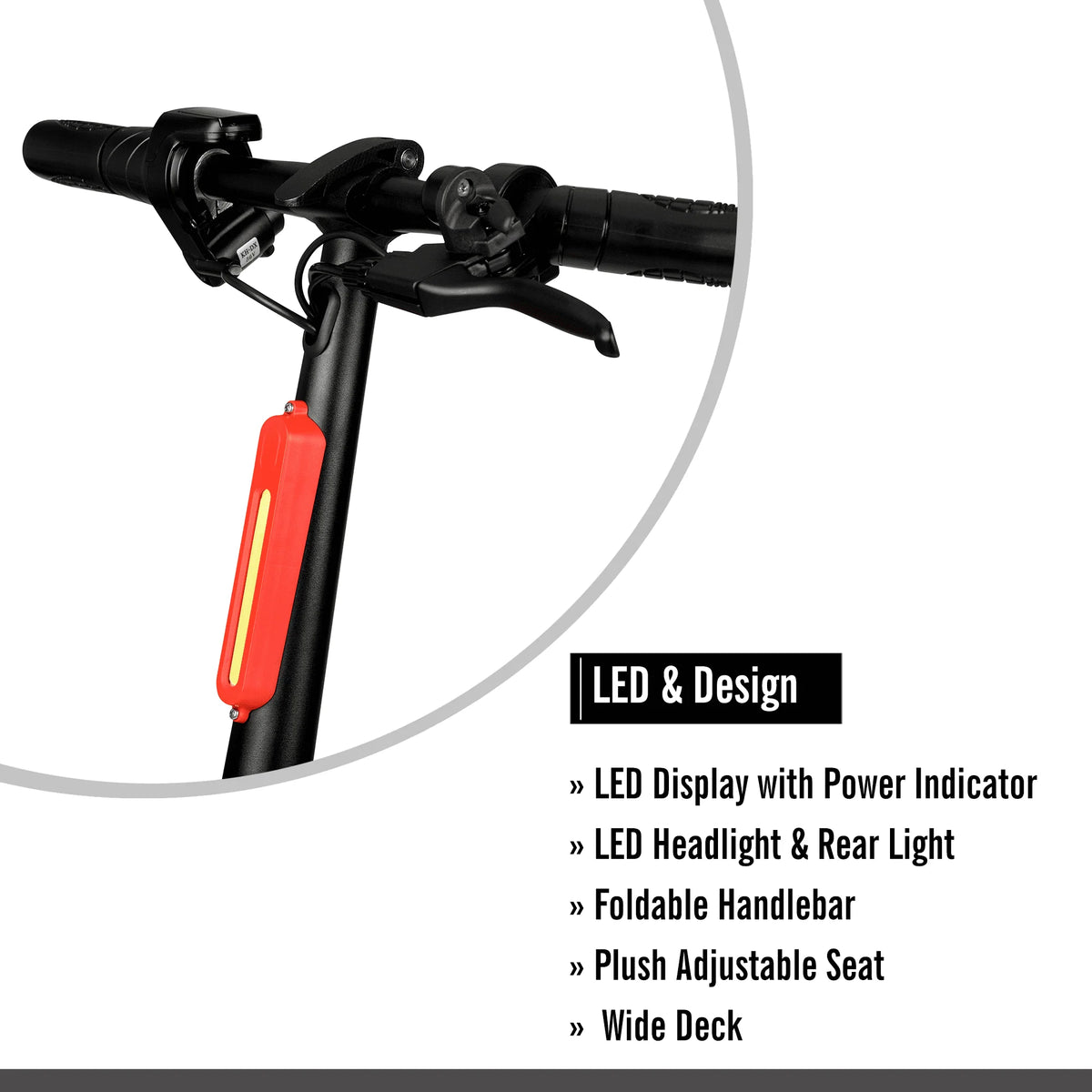 36V 250W Seated Electric Scooter with Basket O55692