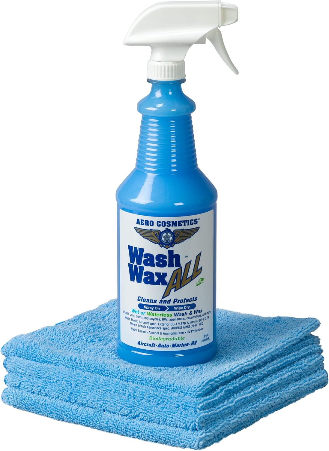 Wet or Waterless Car Wash Wax Kit 144 fl. oz V39985