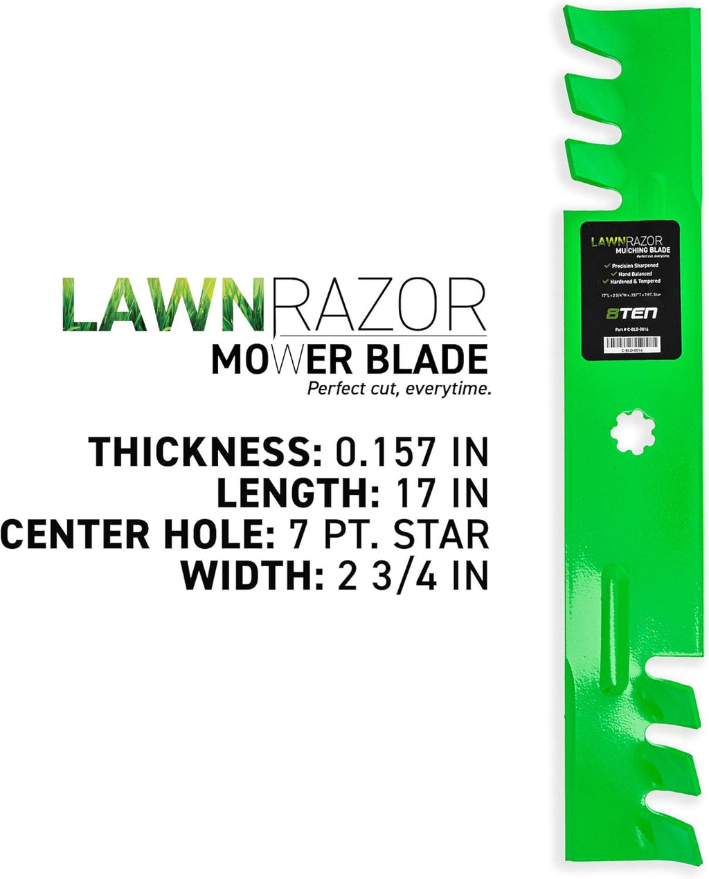48 inch Mulching Blade Set 3 Pack D2708