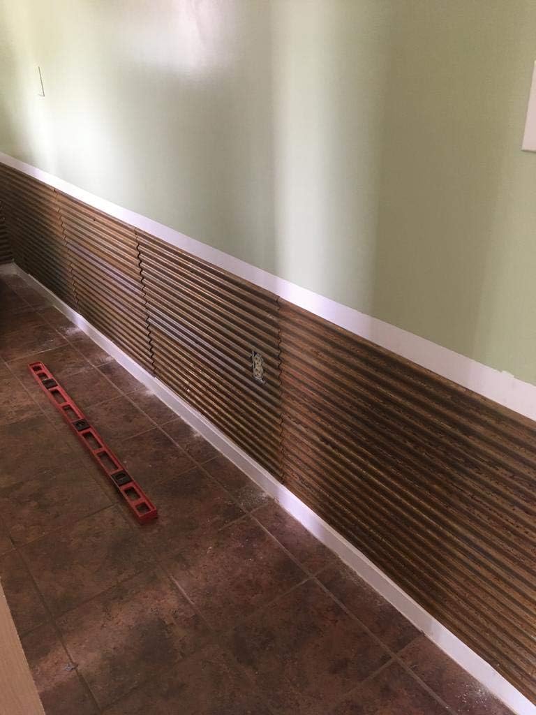 Steel Rusted Corrugated Metal Wall Panels Q4617